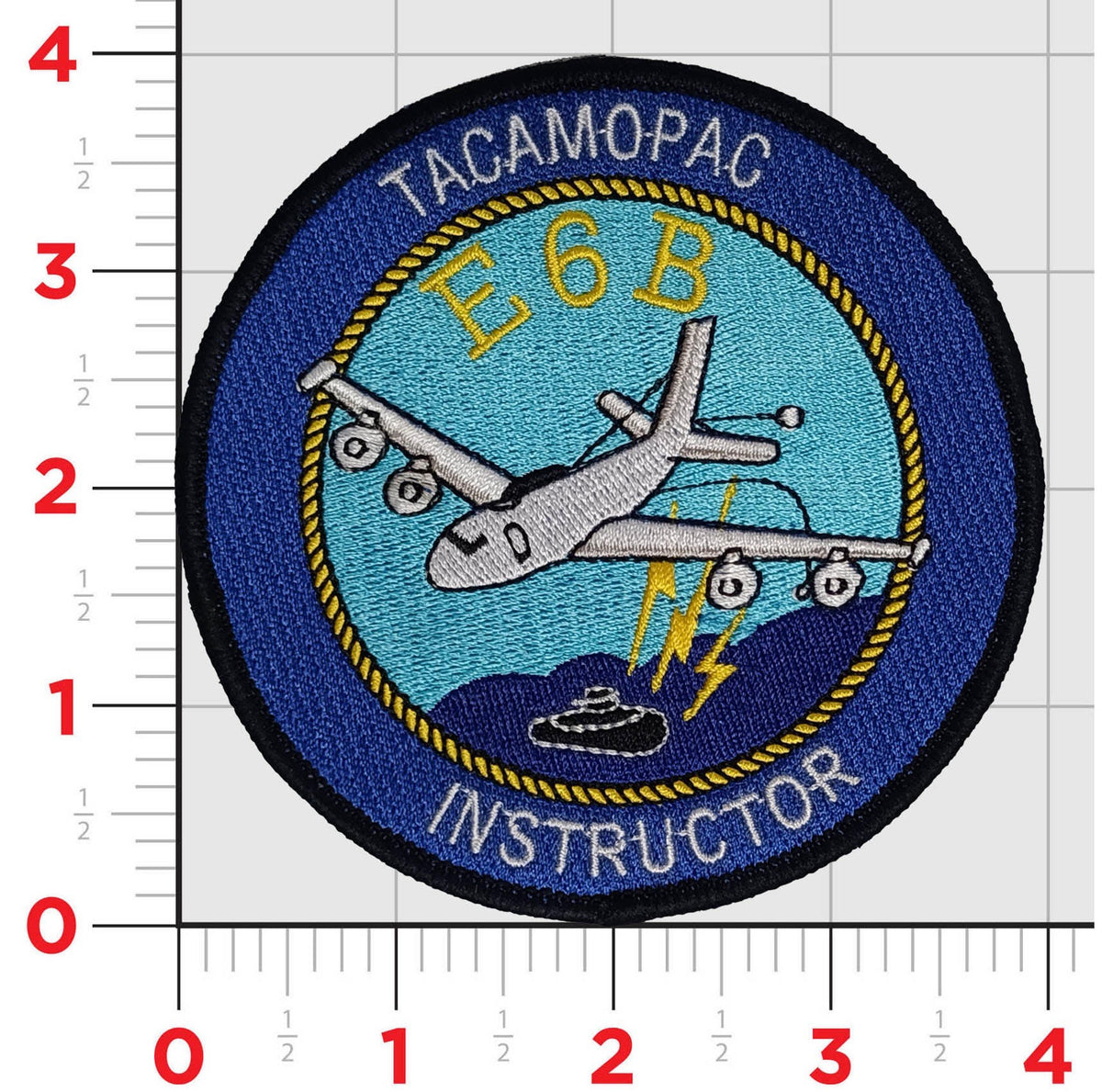 Official VQ-3 Ironman TACAMOPAC E-6B Patch