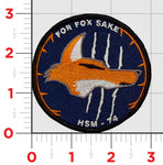 HSM-74 Swamp Fox For Fox Sake Shoulder Patches
