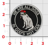 Official HMH-466 Wolfpack We're All Dogs in God's Hot Car Shoulder Patches