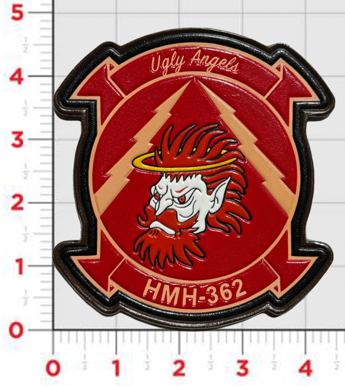 Officially Licensed HMH-362 Ugly Angels Leather 1996 Patches