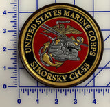 Officially Licensed USMC CH-53 Commemorative Leather Patch