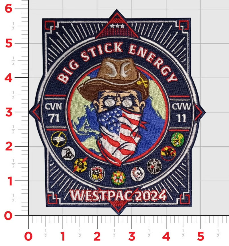 Official CVN-71 USS Roosevelt 2024 cruise patch