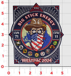 Official CVN-71 USS Roosevelt 2024 cruise patch