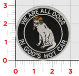 Official HMH-466 Wolfpack We're All Dogs in God's Hot Car Shoulder Patches
