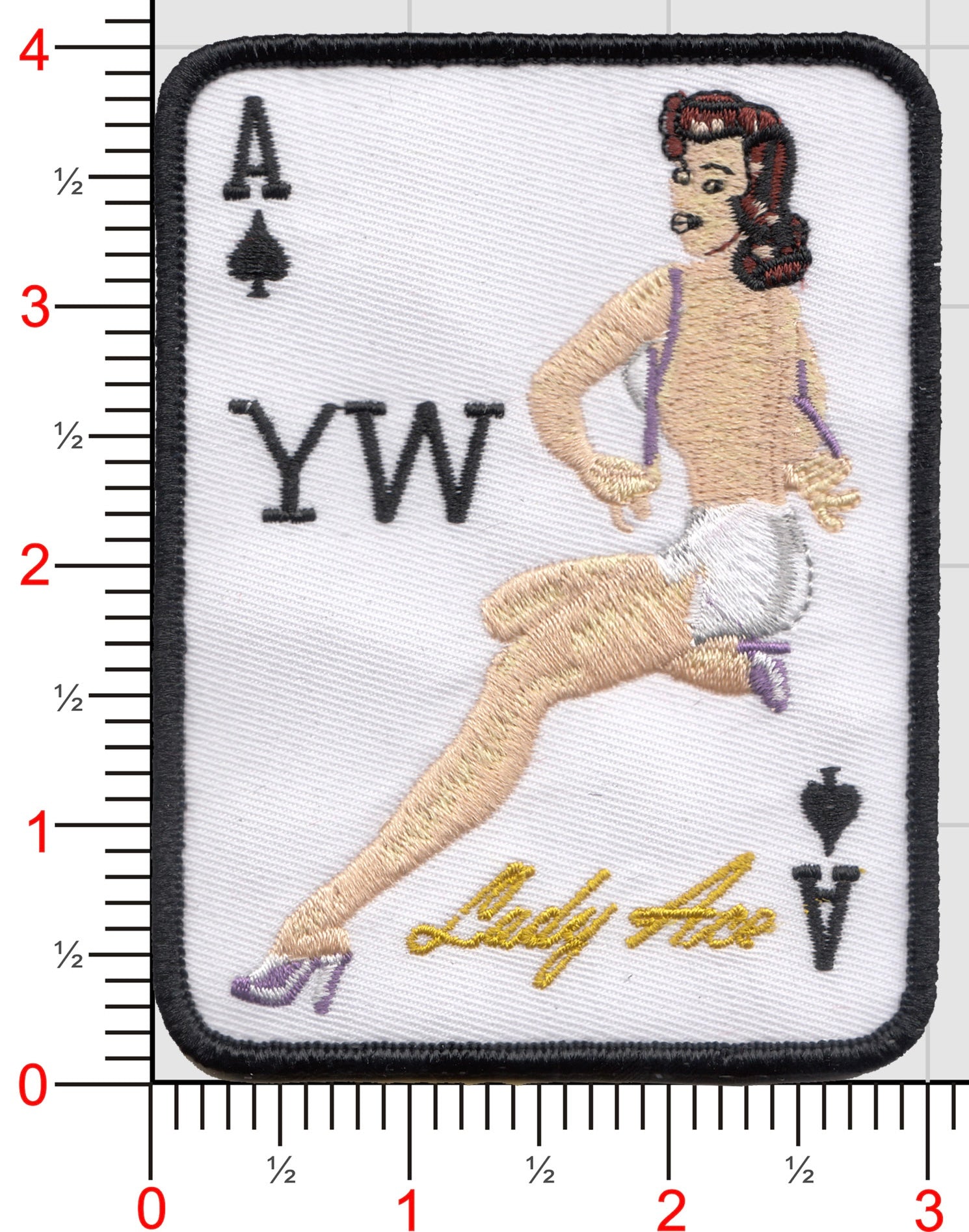 Buy HMM-165 Pin up Girl Patch | MarinePatches.com
