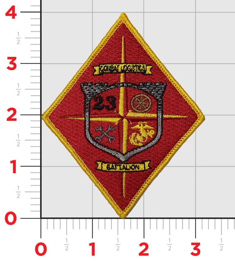 Officially Licensed 23rd Combat Logistics Battalion CLB patch