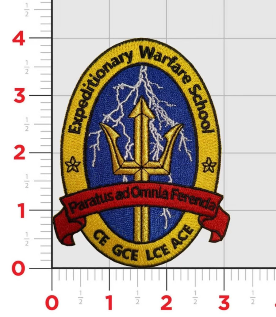 Officially Licensed USMC Expeditionary Warfare School Patch