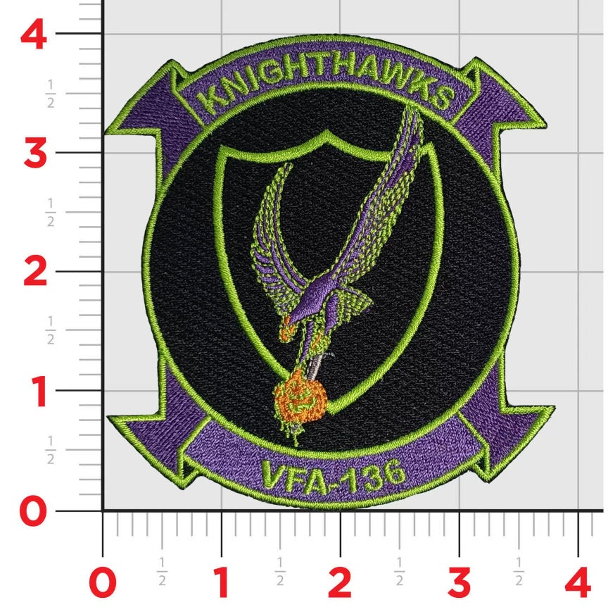 Official VFA-136 Knighthawks Halloween Patch