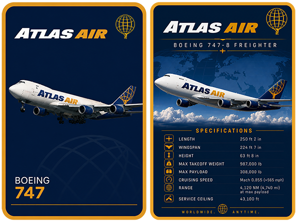 Atlas Aircraft Trading Cards