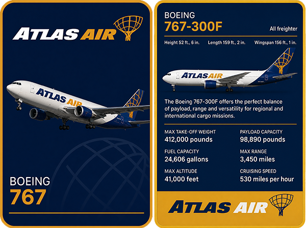Atlas Aircraft Trading Cards