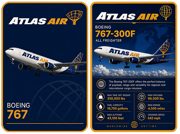 Atlas Aircraft Trading Cards
