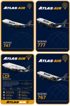 Mixed pack of 100:  25 each:  747/777/767/LCF / 100 (1.75 each)