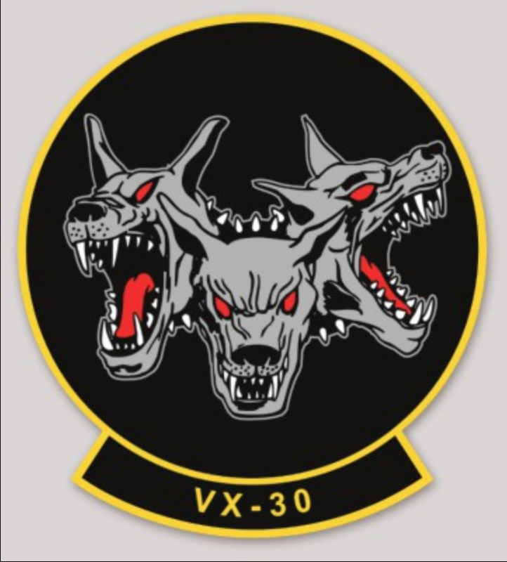 Officially Licensed US Navy VX-30 Bloodhounds Sticker