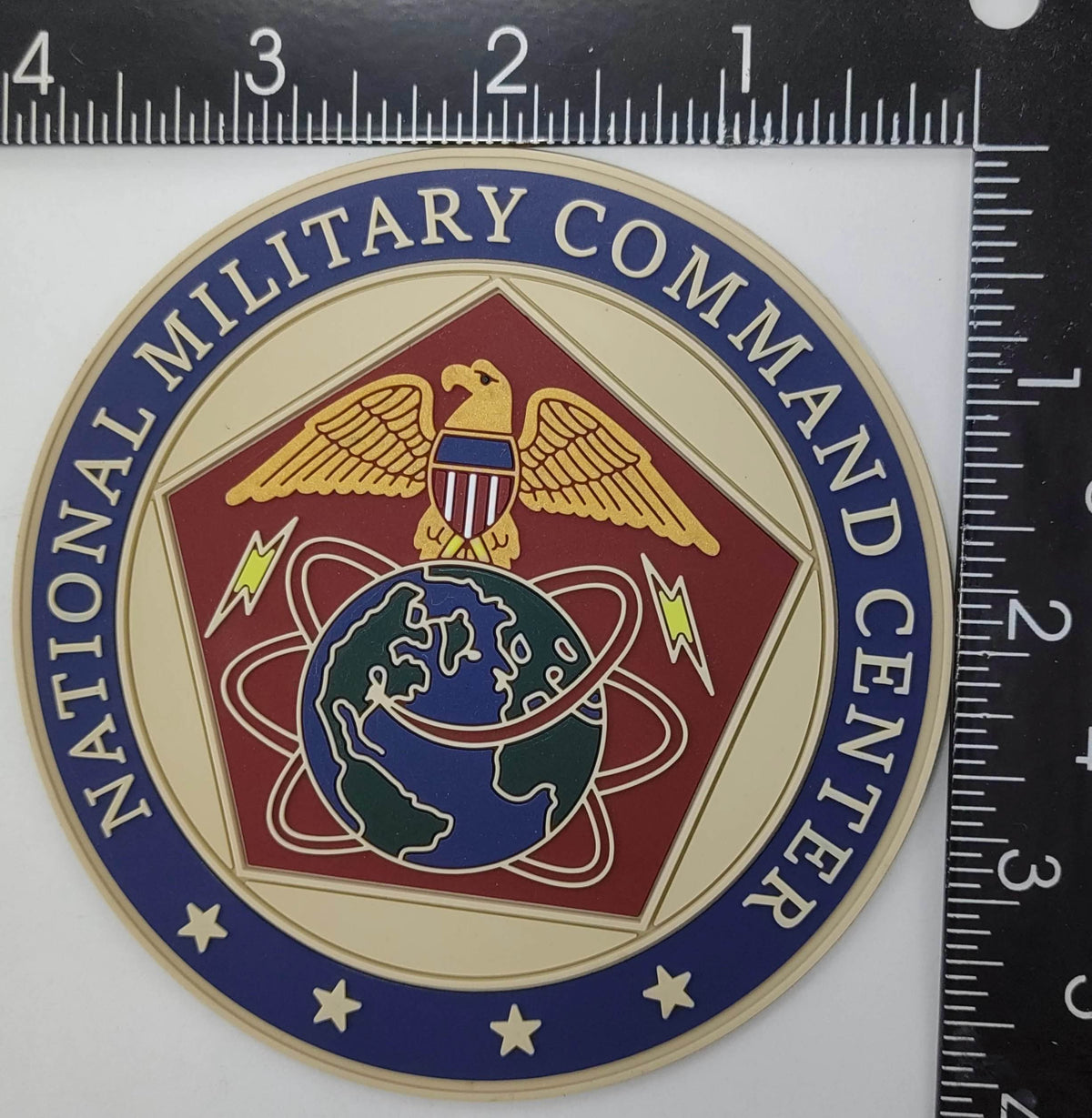 Officially Licensed National Military Command Center PVC Patch