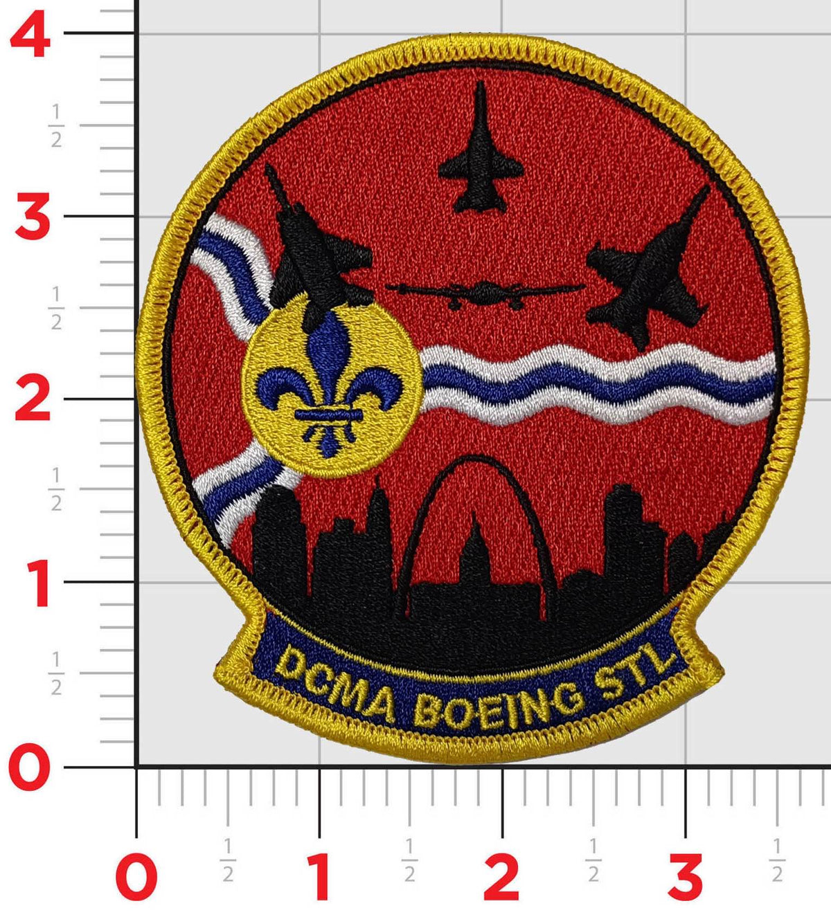 Official DCMA Fixed Wing Boeing St Louis Patch