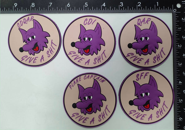 Official VMM-364 Purple Fox PVC Qual Patches
