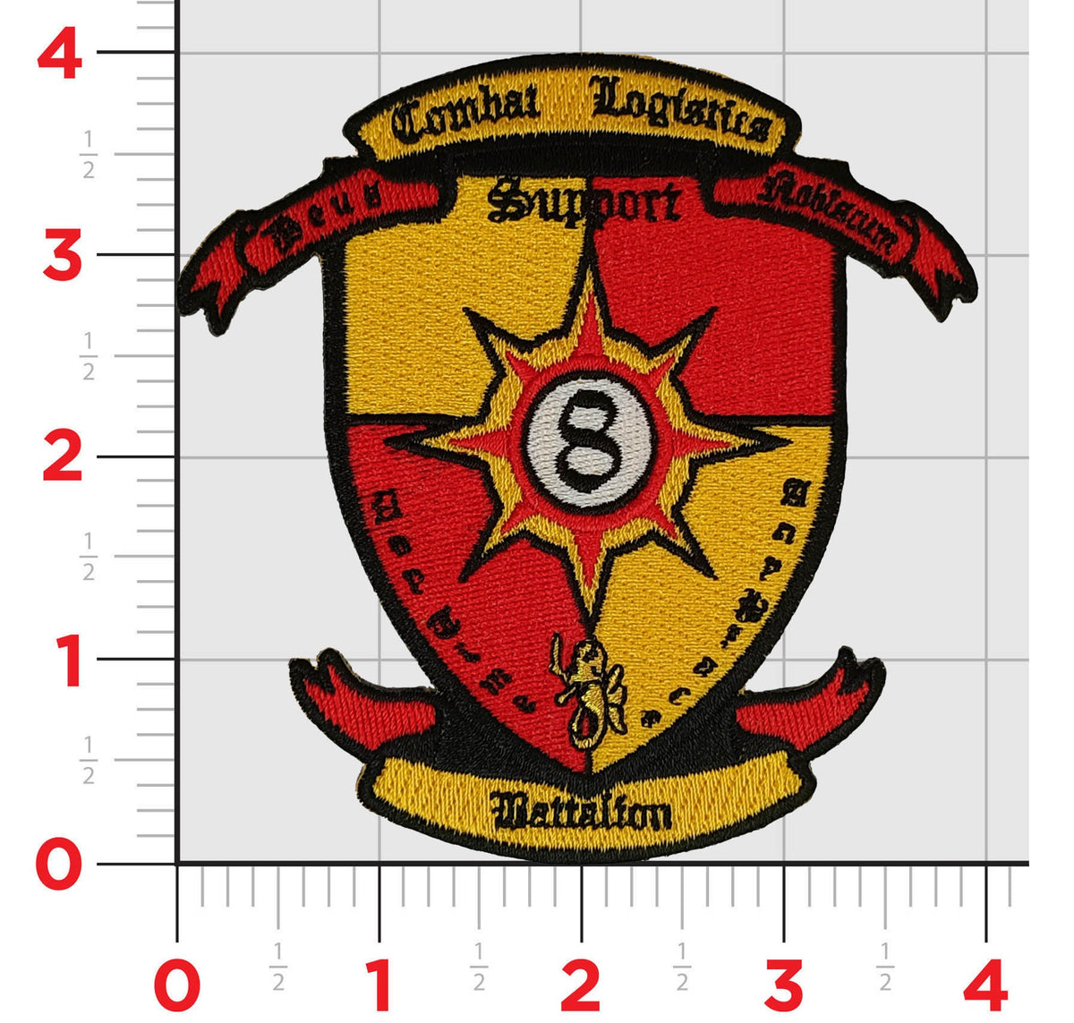 Officially Licensed USMC 8th Combat Logistics Battalion Patch
