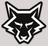 Official HMH-466 Wolfpack Wolf Head Sticker
