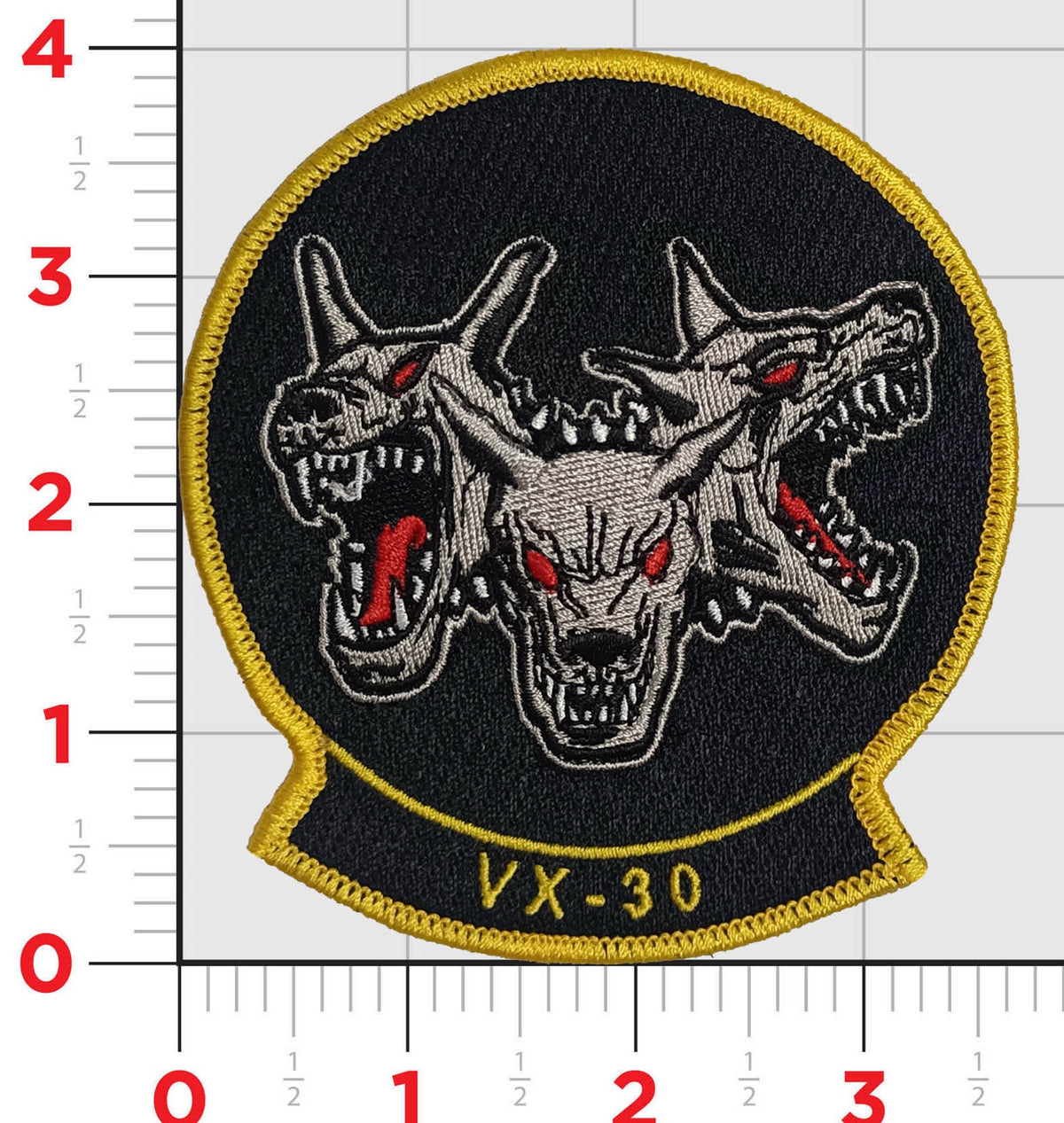 Officially Licensed US Navy VX-30 Bloodhounds Squadron Patch