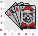 Official VAW-124 Bear Aces Christmas Bear Shoulder patch