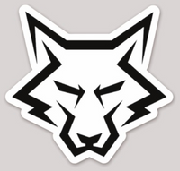 Official HMH-466 Wolfpack Wolf Head Sticker