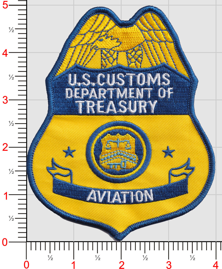 Legacy US Customs Air Agent Badge Patch