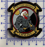 Official VMM-263 Buff Thunderchicken Leather Patch