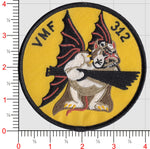 Officially Licensed USMC VMF-312 Checkerboards WWII Throwback Patch