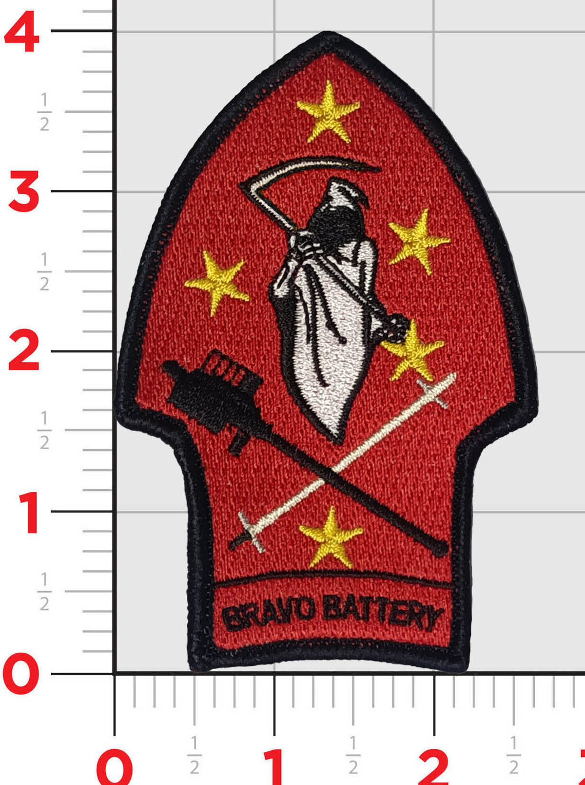 Official Bravo Battery 2nd LAAD Bn Patch