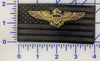 Black / Naval Aviator Wings / With Velcro
