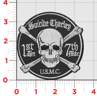 Officially Licensed USMC 1st Bn 7th Marines Suicide Charley Patch