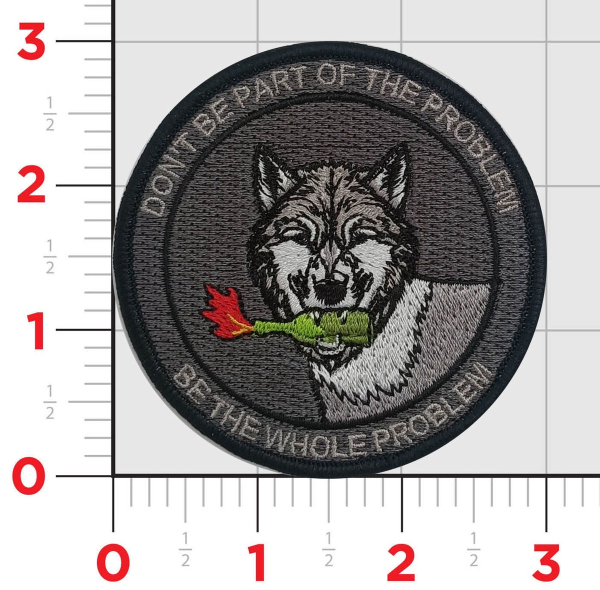 Official HMH-466 Wolfpack Be the Whole Problem Shoulder Patch