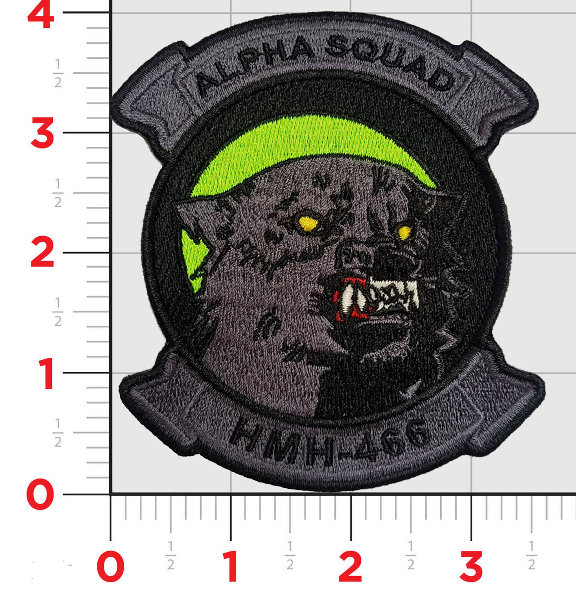 Buy Official HMH-466 Wolfpack Alph Patch | MarinePatches.com ...