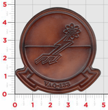 Officially Licensed US Navy VAQ-133 Wizards leather patch