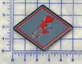Officially Licensed USMC VMFA-232 Red Devils Rhombus Leather Patch