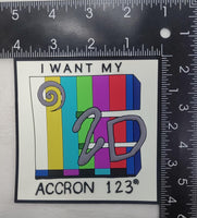 Official VAW-123 I Want my E-2D PVC glow patches