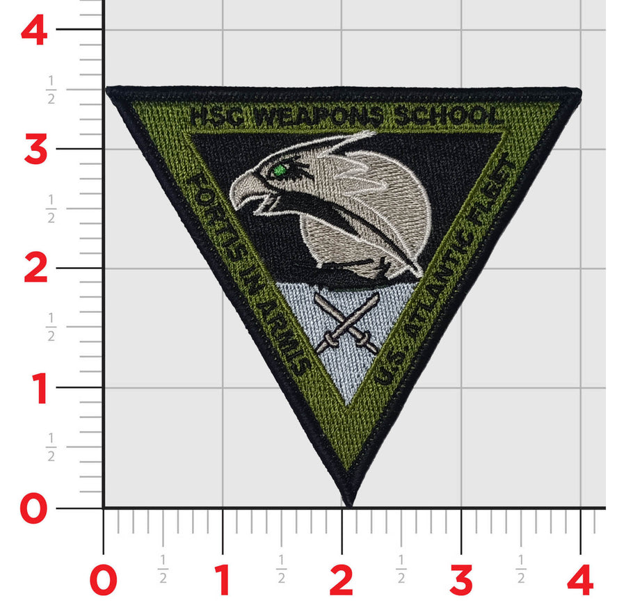 Officially Licensed HSCWSL Helicopter Sea Combat Weapons School Atlantic Patch