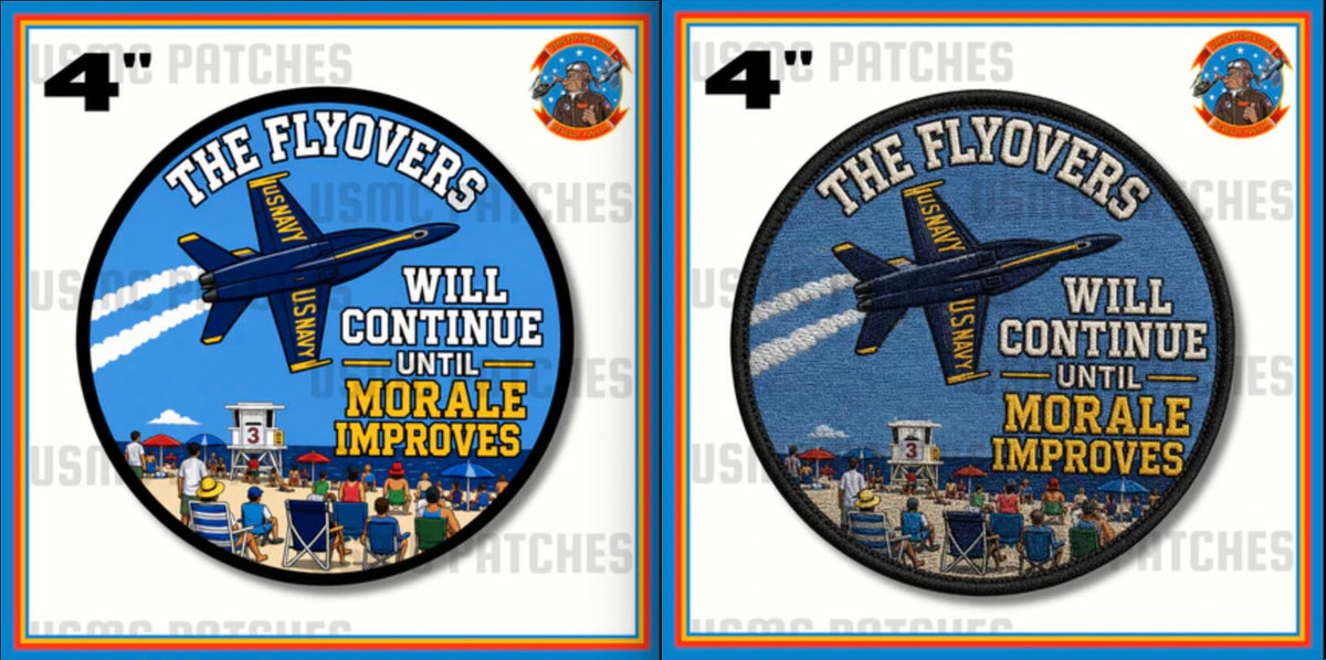 Officially Licensed US Navy Blue Angels Pensacola Beach 2026 80th Anniversary Flyover Patches and Stickers