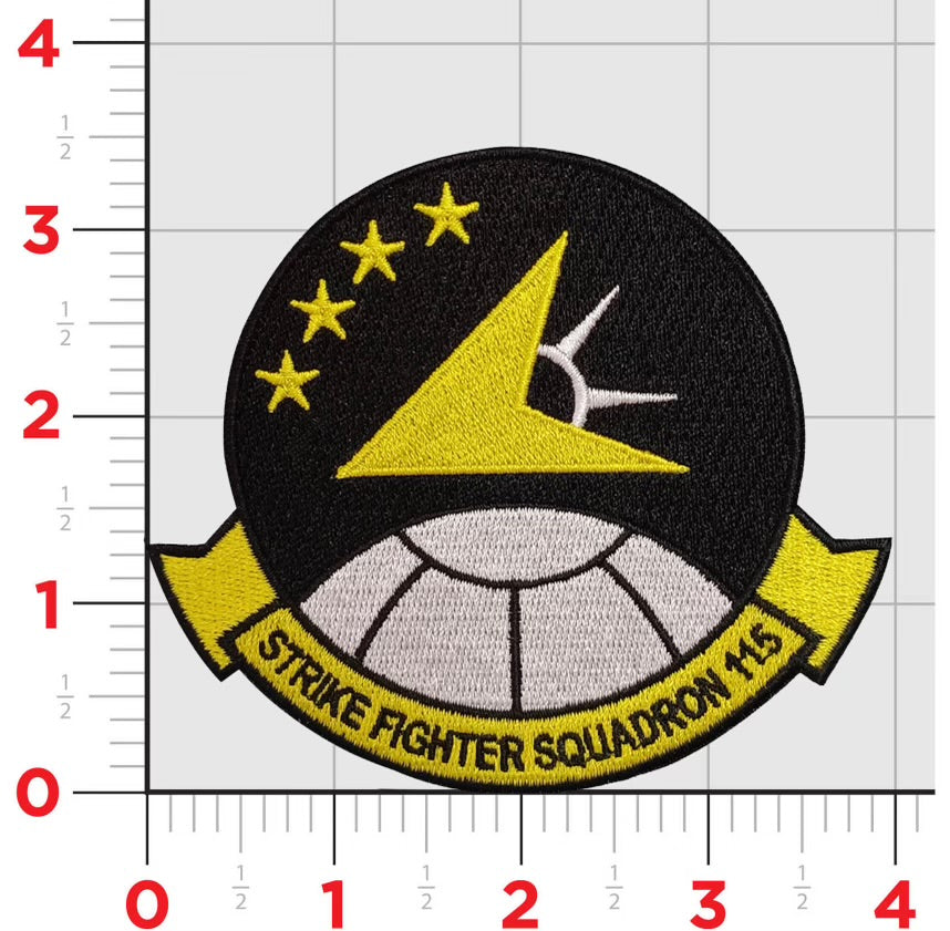 Officially Licensed US Navy VFA-115 Eagles Squadron Patch 4 Stars
