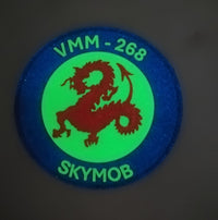 Official VMM-268 Red Dragons Australia PVC Skymob Glow Patch