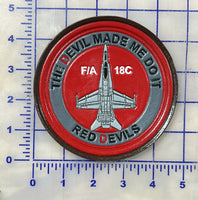 Official VMFA-232 Red Devils Leather Patch