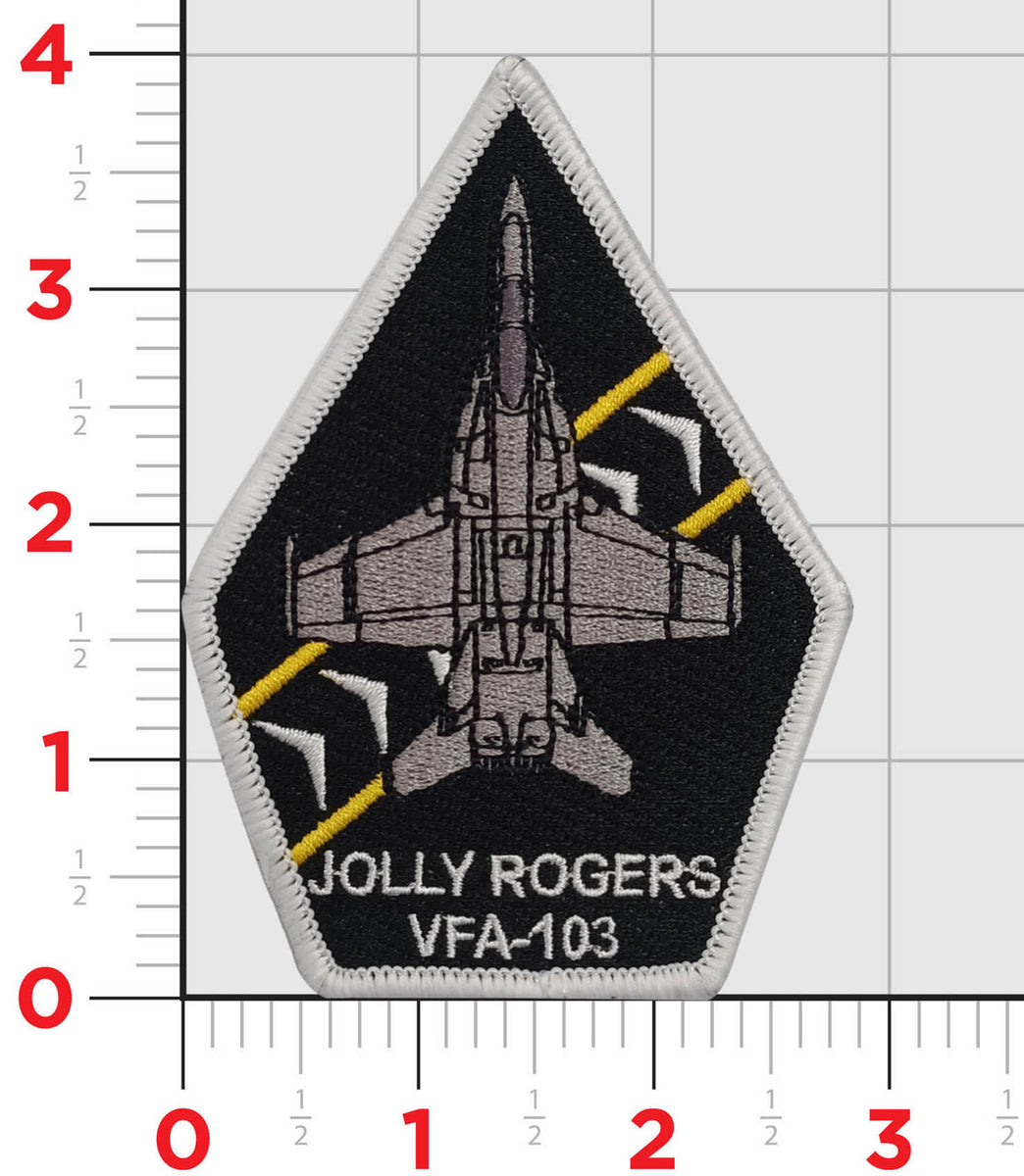 Official VFA-103 Jolly Rogers F-18 Shoulder Patch – MarinePatches.com ...