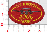 E-2, E-2C, and E-2D Hawkeye Flight Hour Patches