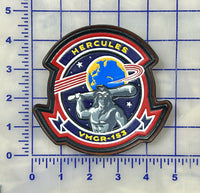 Officially Licensed USMC VMGR-153 Hercules Leather Patches