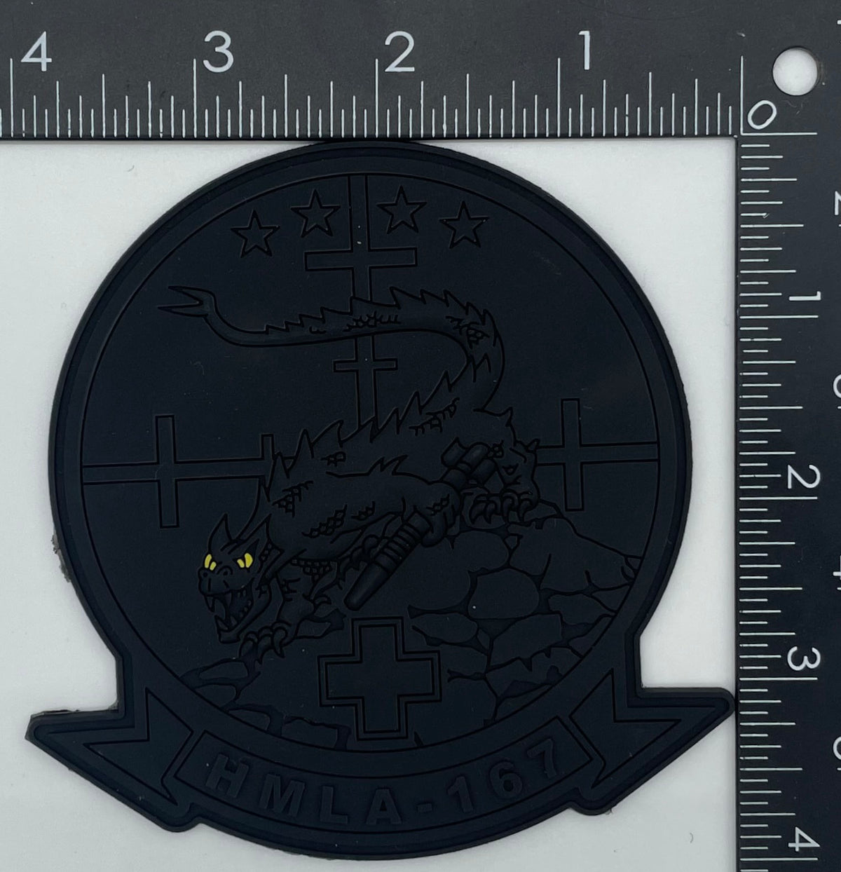 Officially Licensed HMLA-167 Warriors PVC Squadron Patch