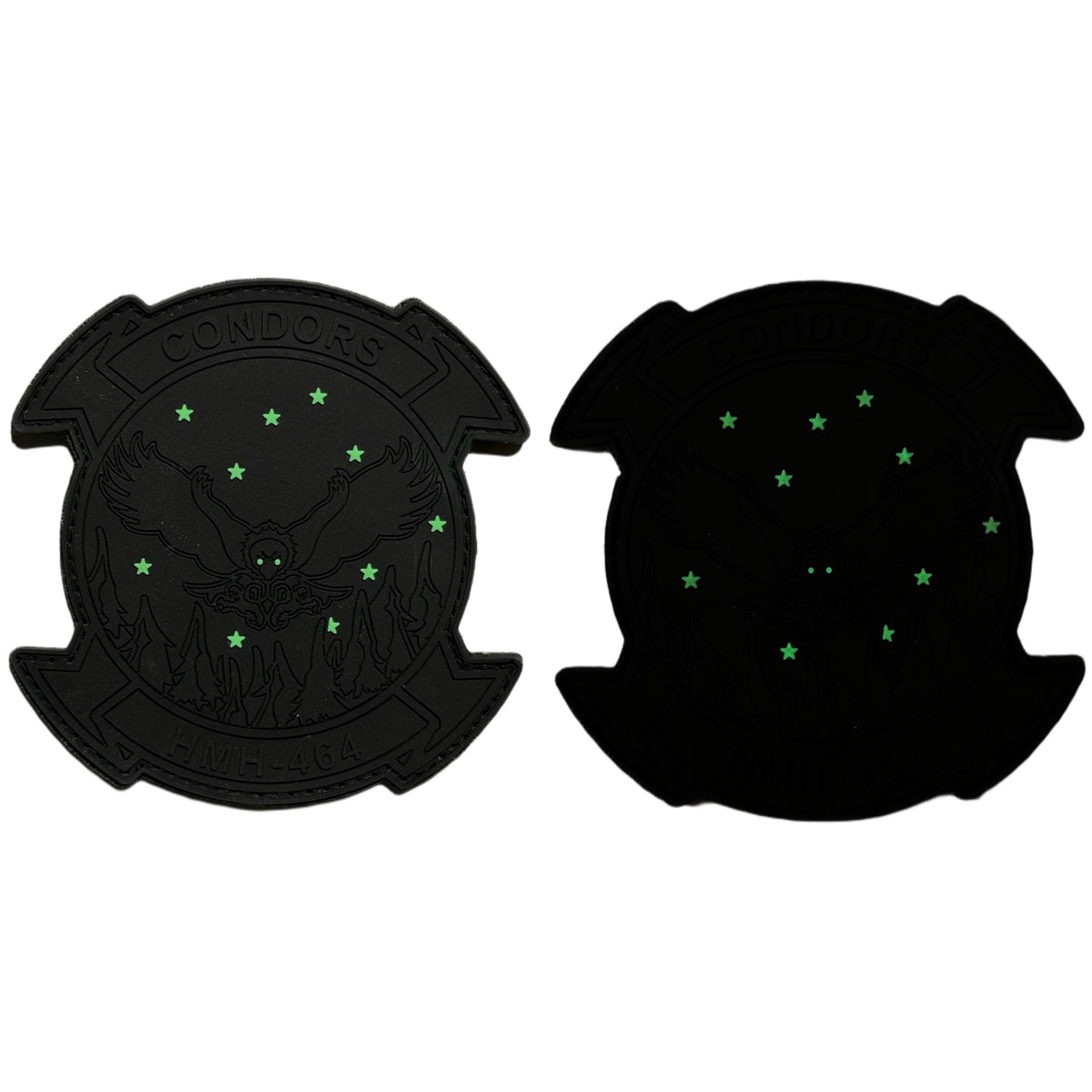 Officially Licensed HMH-464 Condors Blackout Glow Patch