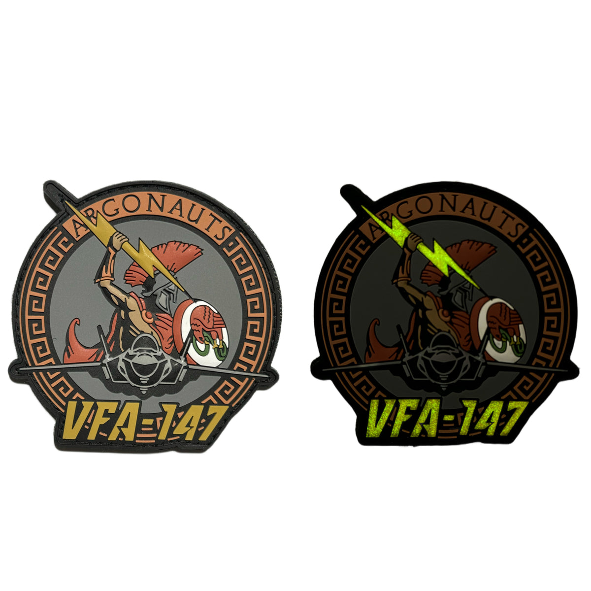Official VFA-147 Argonauts PVC Shoulder Patches