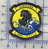 Officially Licensed HMH-772 Hustlers Leather Patches