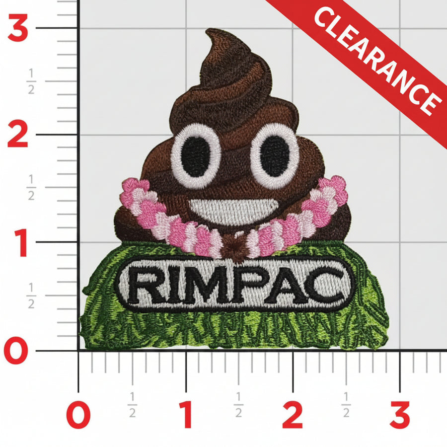 RIMPAC 2024 Poop Emoji Patch