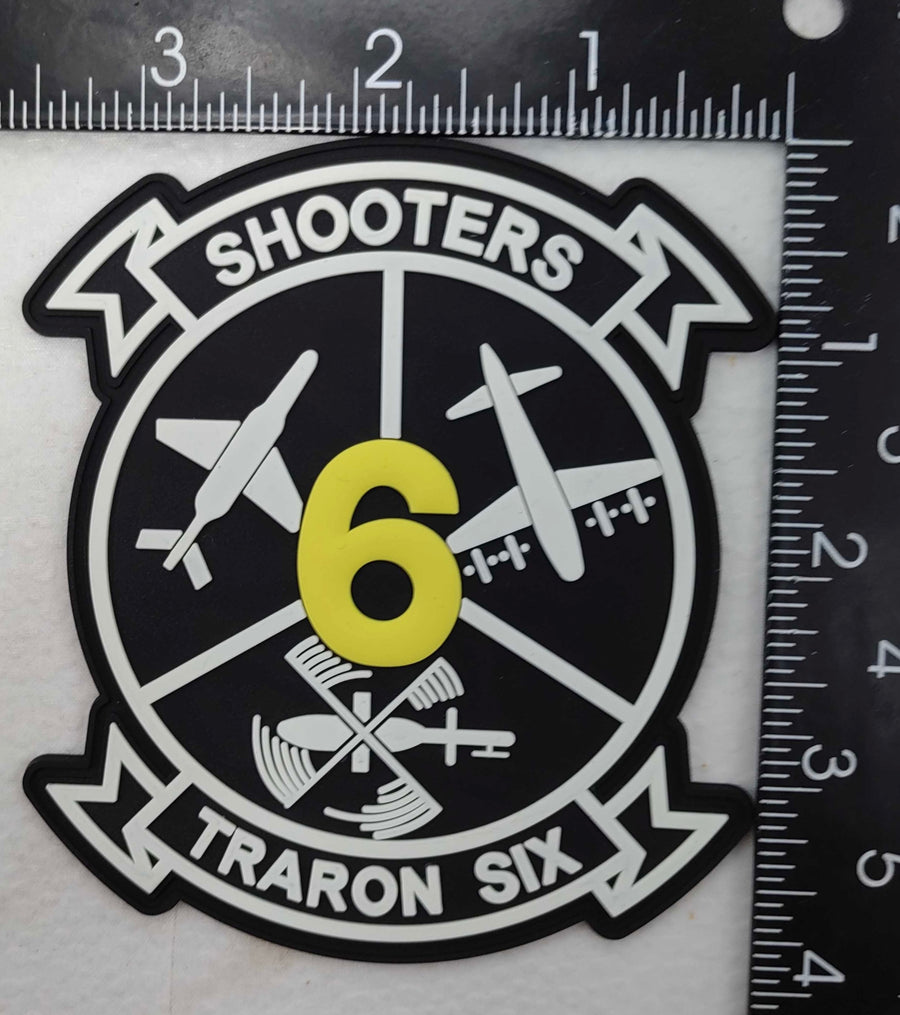 Officially Licensed US Navy VT-6 Shooters PVC Squadron Patch